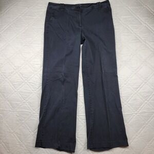 Manhattan Chino wide leg gray chino pants size 16 Tall